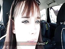 Allmost Got Cought - My 1St Public Vagina Masturbation With A Soaked Squirt At Supermarket Parking Lot - Fannyxx