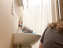 38 Weeks Pregnant - Undressing For Shower