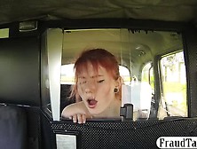 Redhead Nailed By Fake Cab Driver