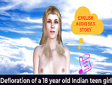 English Audio Sex Story -Defloration Of A 18 Year Old Indian Teen Girl On Her Birthday - Erotic Audio Story
