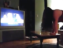 Chubby Brunette Makes A Wild Sextape With Her Bf In The Living Room