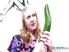 Mature Her Cucumber And Her Toy