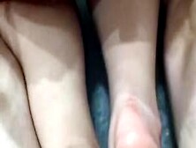 My Wife Shows Her Sexy Ass, Pussy And Soles In Bathtub Pov