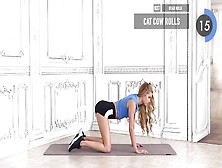 10 Min Get Motivated Workout / Fun Routine To Get Your Behind Off The Sofa I Pamela Reif
