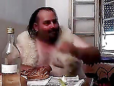 Serbian Husband Spanking His Fat Wife
