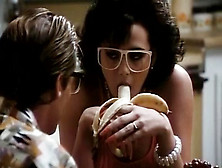 Melissa Melendez,  Jon Martin In Slim Chick From Porn 1970 Banged On Kitchen Table