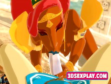 Animated Girlfriends Game Gets Huge Cock