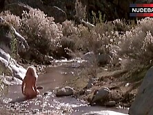 Cynthia Thompson Washes Herself In Stream – Cave Girl