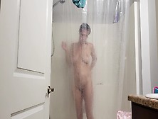 Spying On Girlfriend Taking A Shower