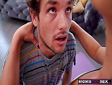 "are You Serious Mom?" - Yoga Step Mom Fucks My Bf And I Join In