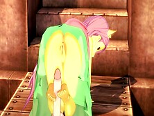 "fun With Fluttershy In The Garden~!" Mlp Self Perspective Animation With English Voice Acting~!
