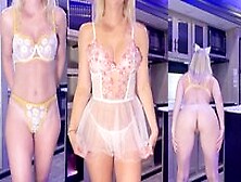 Vicky Stark Embroidery Lingerie Try On Haul Video Leaked