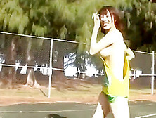 Marina Yamasaki - Braless Play Basketball