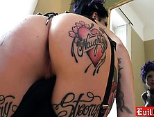 Inked Up Milf Bitch Loves Taking It Hard In The Ass
