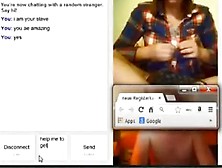 Busty Girl Has Some Dirty Talk Cybersex With A Stranger On Omegle