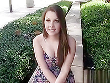 Money For Beautiful Teen Cali Hayes In Swap For Blow Job