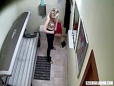 Spy Camera Caught Amateur Czech Granny Naked In The Solarium