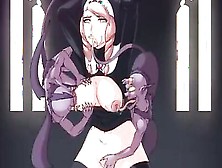 Busty Nun Prays While Sucking Dicks And Being Railed By Monsters