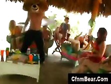 Amateur Tropical Party Cfnm Babe Sucks Stripper Cock