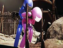 Among Us - Blue Fucks Pink Bdsm (Japanese,  Futa)