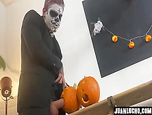 Halloween Solo With Pumpkins