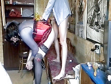 Russian Crossdresser Enjoys Rough Pounding From Behind