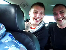 Roman Tik And Fred Bdx Relieve Themselves In The Back Seat...
