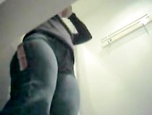 Dressing Room Spy Camera Shoots Plumper Trying Jeans