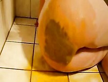 Pantyhose Slut Messy Poop