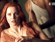 Lucy Lawless,  Aria Dickson In Spartacus