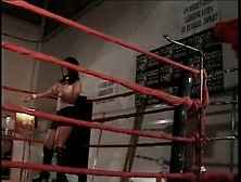 Girl Is Getting Fingered In Her Ass In A Wrestling Ring