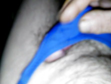 Cum In Blue Panties