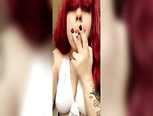 Bbw Bimbos With Red Hair,  She Smokes Bombshell And Gets Excited Thinking About You