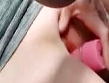 Milf Wife Masturbates To Orgasm In The Car With Vibrator