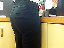 Candid Bubble Butt Coworker