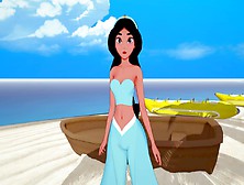 Aladdin - Sex With Jasmine - Disney - 3D Hentai