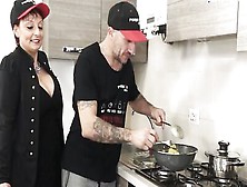 Bbw Mature Woman Is Sodomized By A Fat Italian Cock In A Kitchen