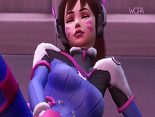 [Wopa] - D. Va Live,  Surprised At Home By 1 Of The Subscribers.