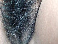 Hairy Mexican Shows Pussy Up Close