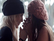 Blonde And Brunette Are Enjoying The Taste Of Each Other's Pussy Juice