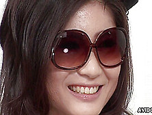 Akari Yukino - Japanese With Sunglasses Suck Cock In A Threesome Uncensored