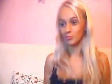 Lovely Immature Blonde Puts Up A Show