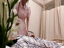 Asking An Angel In White To Stroke My Now-Exposed Dick In A Hospital Room -2