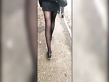 Candid 19 Year Old Miniskirt