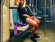 Pervert Stranger Fucks Sexy Girlfriend In Train