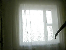 Natasha Shy Dances Sexy Dance On The Window Background