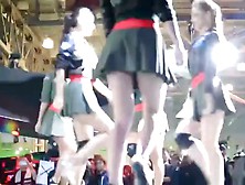 Schoolgirls Hot Upskirt Panty Dance. Mp4