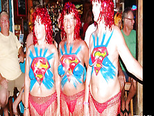 Naked Girls On The Street At Key West Fantasy Fest