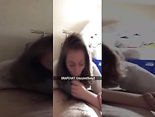 Barely 18 Step Sister Gives Blowjob And Oral Creampie,  Snapchat Teen Nudes