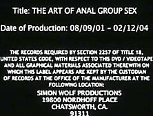 The Art Of Anal Group Sex Cd1
